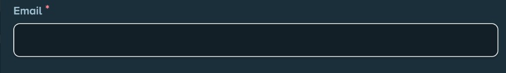 Stake registration step 2 - email field
